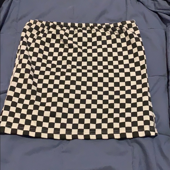 Tops - checkered tube top size small
